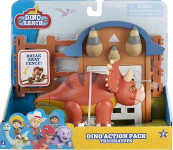 Figura Dino Ranch Dino Action Pack Surtido TRICERATOPS