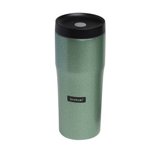 Vaso Termico 480 ML Broksol Acero Inox Frio/Calor Verde