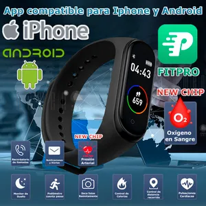 Pulsera Actividad Inteligente ,Reloj Digital Deportivo,M4