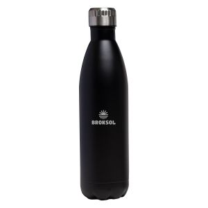 Botella Sport 750ML Broksol Acero Inox Frio/Calor Negra