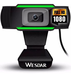 Camara Web Wesdar Usb Pc Full Hd 1080p Plug & Play Microfono