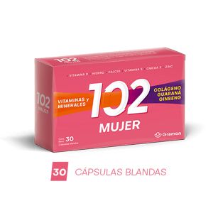 102 Mujer Vitaminas Minerales Suplemento 30 Capsulas $6.677