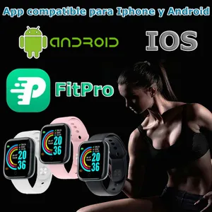 Reloj Inteligente Smartwatch Fit D20 Negro