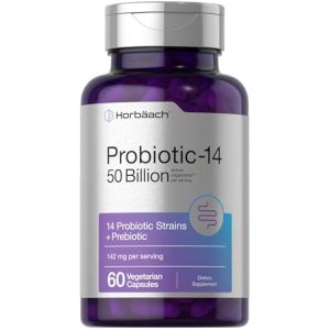 Horbaach Probióticos para mujeres y hombres , 60