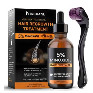 Kit para el crecimiento del cabello y la barba Nincrane 5% Minoxidil