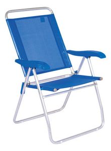 Reposera De Playa Mor Master Plus 002168 Azul Aluminio