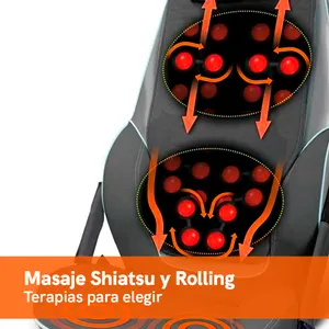 Pistola Masaje Homedics + Asiento Masajeador Espalda Cuello