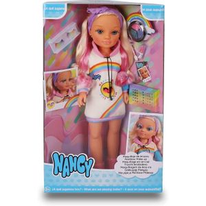 Muñeca Nancy Maquillaje Arco Iris Famosa Con Accesorios
