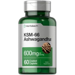 Horbäach KSM-66 Ashwagandha 600mg , con L-teanina