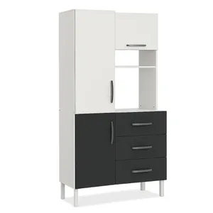 KIT COCINA MAXIMO 3P 3C BCO-GRS