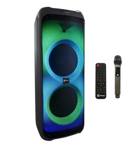 Parlante Xinua Bluetooth Karaoke 12'' Luces Rgb Mic 100w