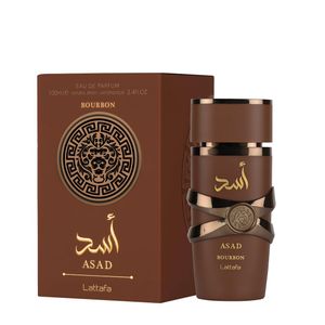 Perfume Lattafa Asad Bourbon Eau de Parfum para unisex, 100