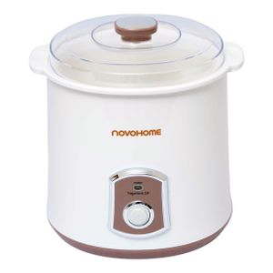 Yogurtera Eléctrica 2 Litros Novohome NH-YG2000 Color Blanca