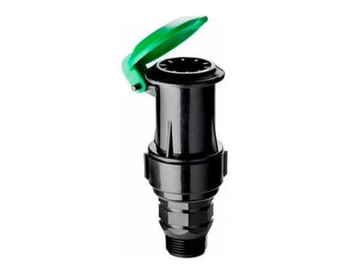 Válvula acople rapido nylon aspersor riego 3/4''