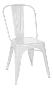 Silla Diseño Industrial Apilable Garden Life Tolix De Acero