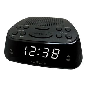 Radio Reloj Noblex Rj960p Despertador Digital Fm Am Color Negro