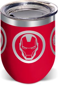 Stor Taza De Acero Inoxidable De Doble Pared Con Tapa Marvel Avengers