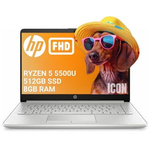 HP Pavilion 14-fq25 Ryzen 5 5500U 512GB SSD 8GB Notebook Natural Silver
