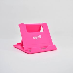 Soporte rosa de mesa para celular o tablet NISUTA - NSSOCEME