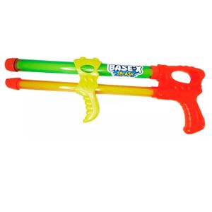 Pistola De Agua Doble Cañon 45 Cm Verde