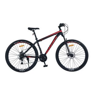 Bicicleta Mountain Bike Mtb Overtech R29 Q5 21v Freno A Disco Negro/Rojo/Rojo Talle M