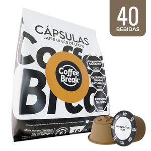 Pack 40 cápsulas de Latte Dulce de leche Coffee Break - Dolce Gusto compatibles
