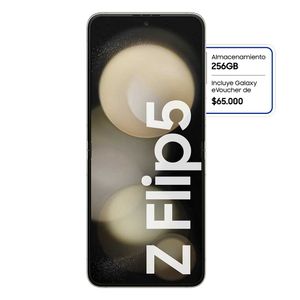 Celular Samsung Galaxy Z Flip5 256GB Cream $659.999 Llega GRATIS en 48hs Retiro en 48hs