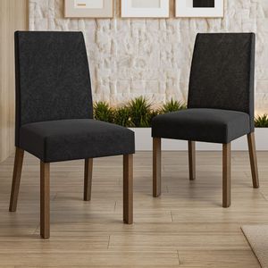 Set 2 Sillas De Comedor Cocina Madesa 4255 Combo X2