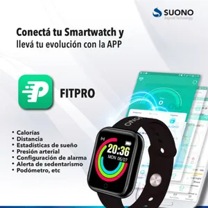 Reloj Inteligente Smartwatch Suono M0 Rosa