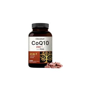 NatureBell CoQ10 (Ubiquinona) 200 mg con PQQ, 240