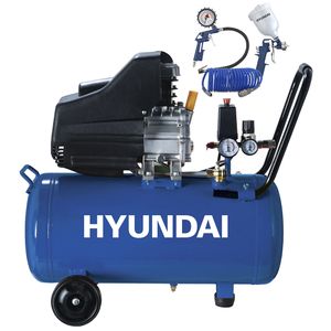 Compresor Hyundai 24 lts con Kit – hyac24dk