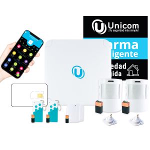  Kit Alarma Domiciliaria Inalámbrica Unicom Apart