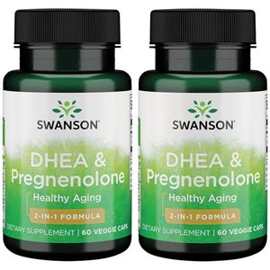 Swanson Complejo de Dhea y pregnenolona 60