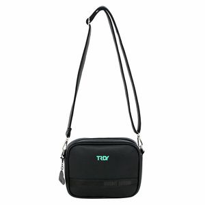 Bandolera Trendy PU Franja Combinada Uso Diario Moda