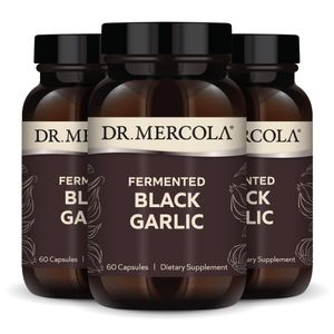 Suplemento Dr. Mercola de ajo negro fermentado 180 cápsulas