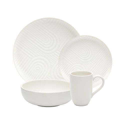 Juego de Vajilla Platos X 16 Piezas Zen para Personas