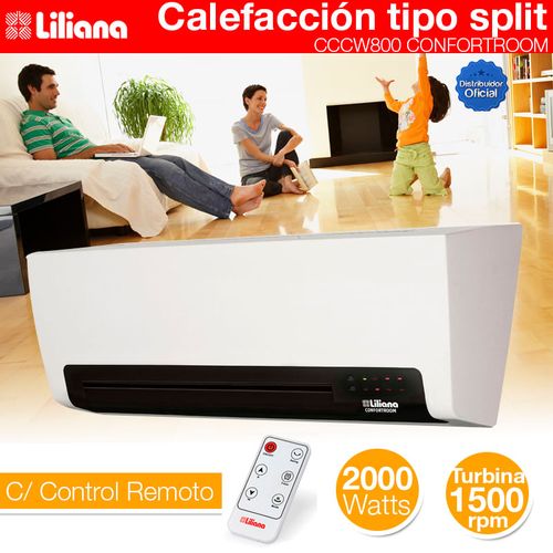 Turbo calefactor liliana tipo split comfort 2000w sale