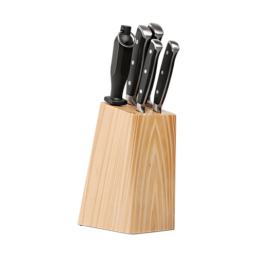 Set Cuchillo Cocina Asado Acero Inoxidable Taco Magnetico X5