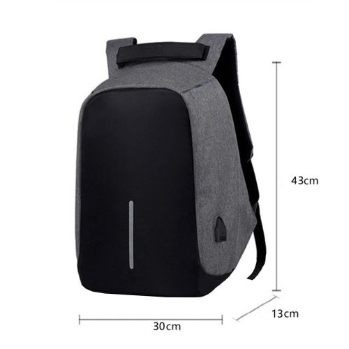 Mochila Antirrobo Impermeable Puerto Cargador Usb