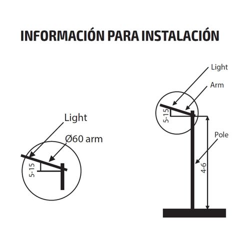 Reflector Proyector Led Exterior Novik LED P250 216 Leds 250W Carcasa  Aluminio 25000lm