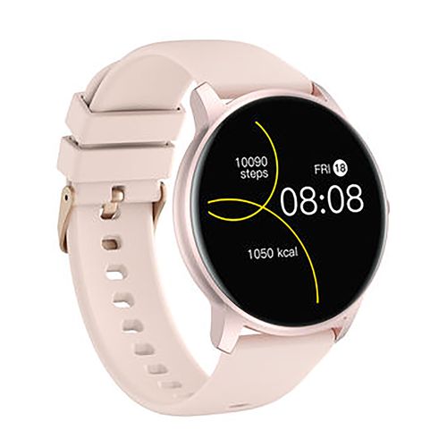 Reloj Inteligente Mujer Smartwatch Nictom NT14 + Malla Metal Rosa