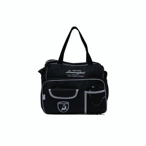 Bolso Maternal Lamborghini con Cambiador Negro