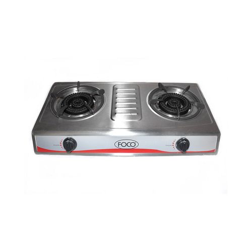 Anafe Industrial Foco 2 Hornallas Acero Inoxidable con Encendido