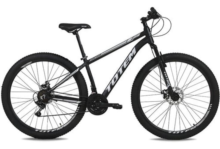 Bicicleta Mtb Totem By Topmega R29 21v Negro Blanco