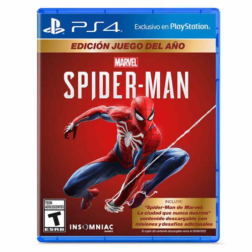 gritar Tendero congelador Juego Ps4 Spiderman GOTY Playstation 4 Físico Sony Original