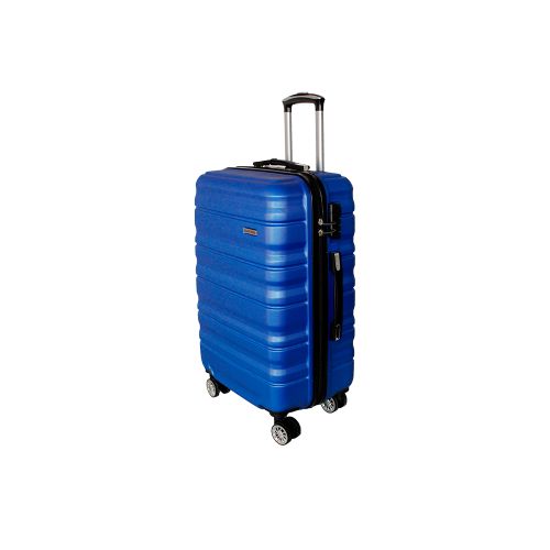 Valija 24 Pulg. Art. DIS 27046/24 ABS 100% (set x3) 4 ruedas spinner 360  grados c/ carro aluminio