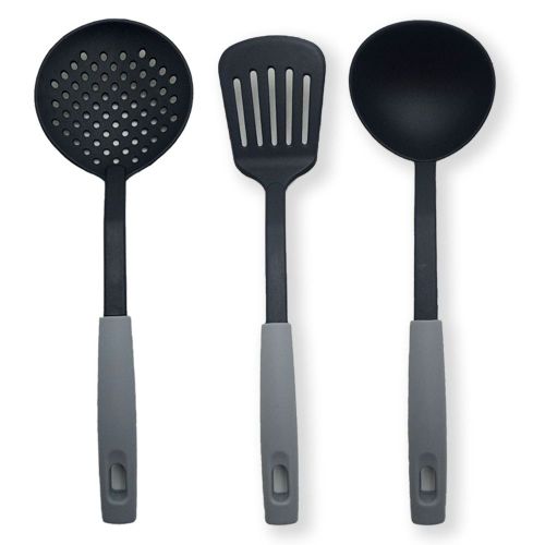 Set Utensilios De Cocina Kit X 5 Nylon Espatula Cucharon