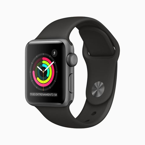 Apple Watch Series 3 GPS 42mm Space Gray Aluminum Case with Black