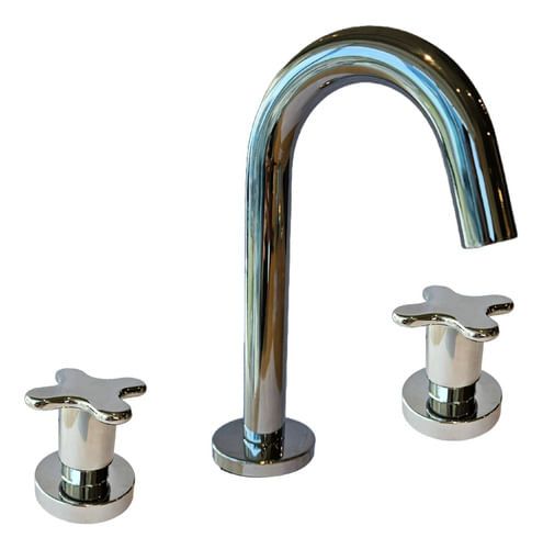 Grifería Lavatorio Hydros Viva Nova Cruz 344011 Acab Cromado