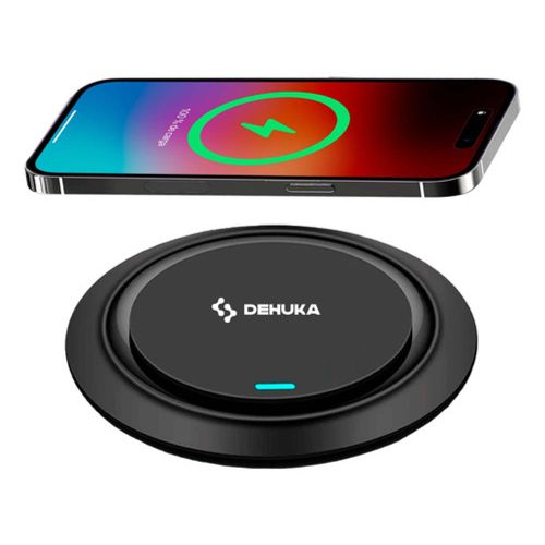 Cargador Portatil Inalámbrico Para iPhone Samsung Usb-c Negro Dehuka